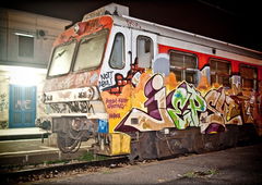 Graffiti Train - Photo by ZUGZWANG - jepsy, trd