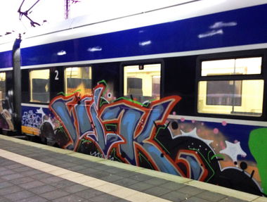 Graffiti Train - Photo by ZUGZWANG (2017)