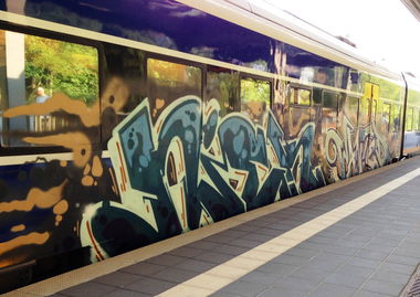 Graffiti Train - Photo by ZUGZWANG - niek (2017)