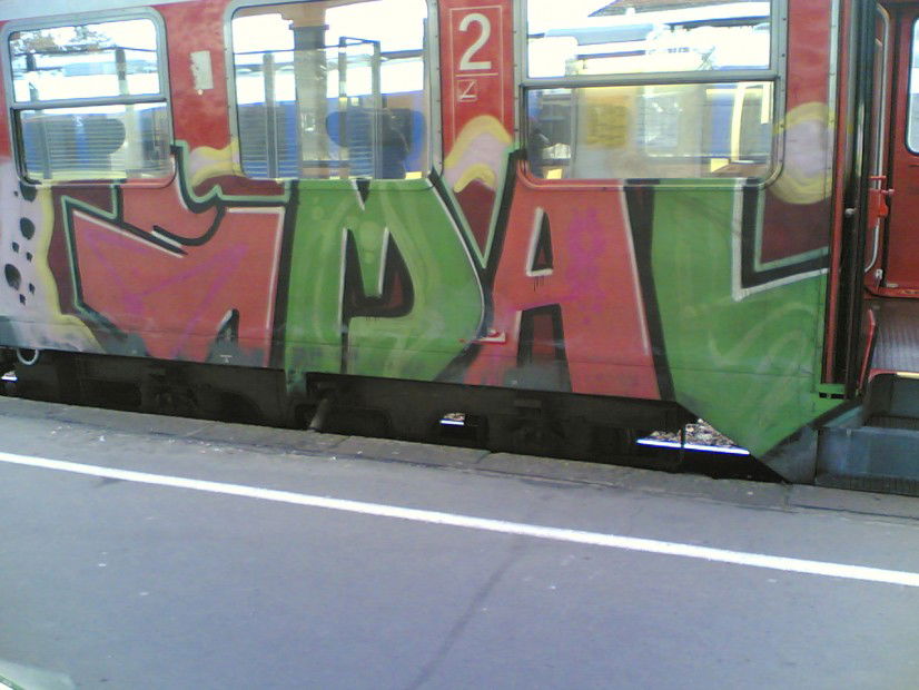 Graffiti Train in Bremerhaven - Photo by ZUGZWANG - bremerhaven, train, bremen (2009)