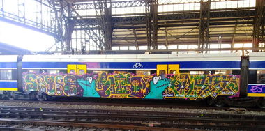Graffiti Train - Photo by ZUGZWANG - seyfe (2016)