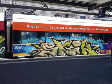 Graffiti Train - Photo by ZUGZWANG - bremerhaven, skin, bremen (2014)