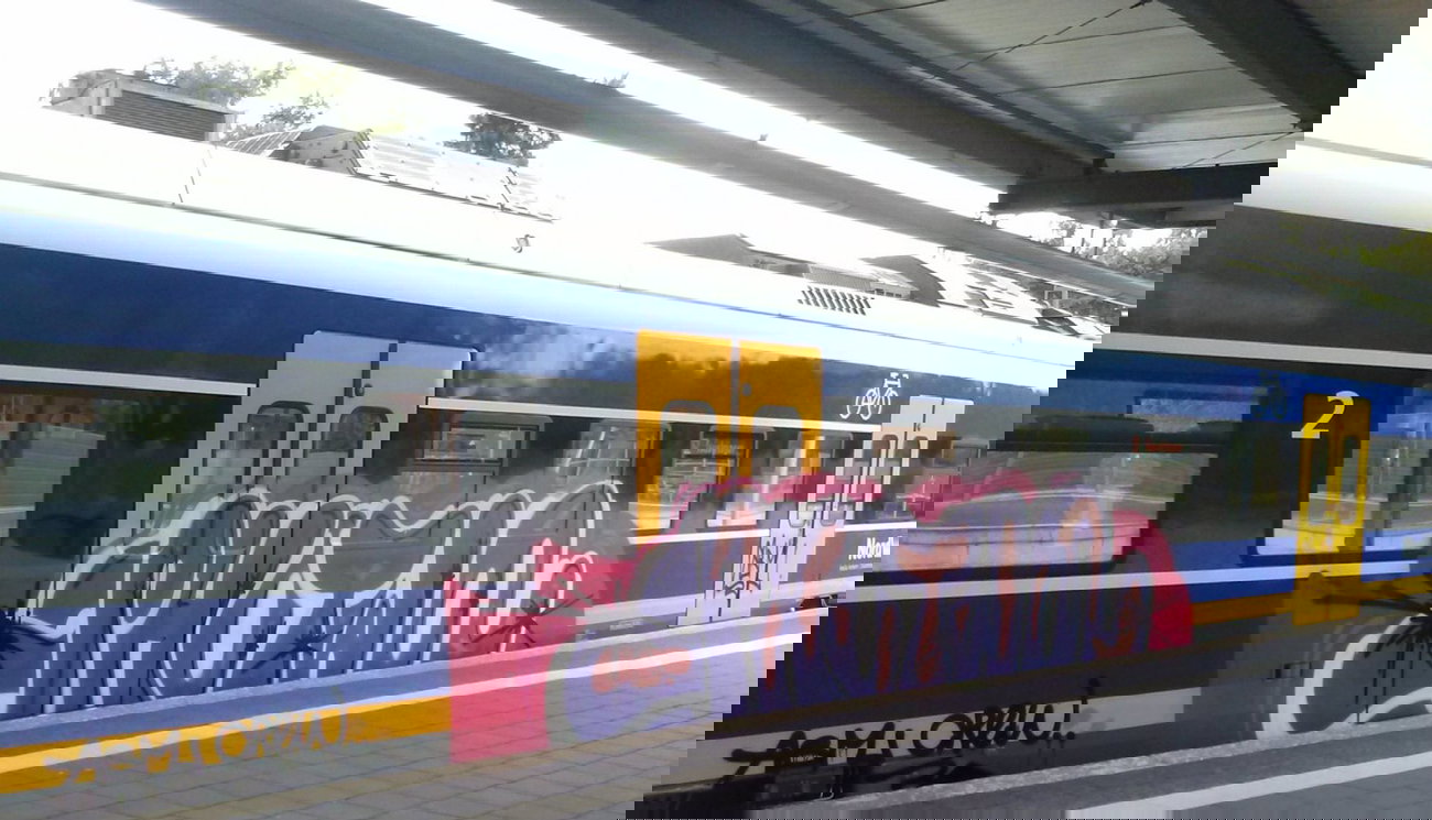 Graffiti Train - Photo by ZUGZWANG - shotwo, abm, bremerhaven (2014)