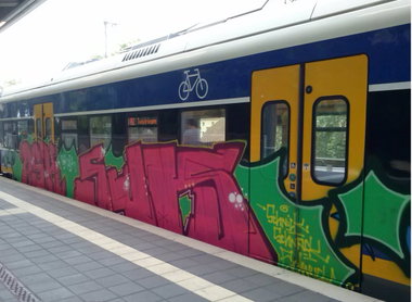 Graffiti Wall - Photo by ZUGZWANG - bremerhaven, 27, bremen (2014)