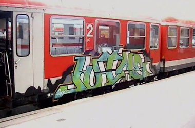 Graffiti Train - Photo by ZUGZWANG - hamburg (2005)