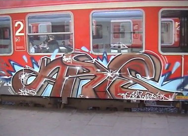 Graffiti Train - Photo by ZUGZWANG - hamburg (2004)