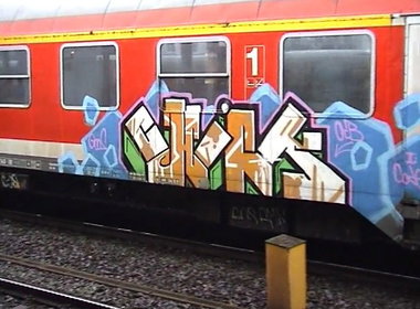 Graffiti Train - Photo by ZUGZWANG - hamburg (2004)