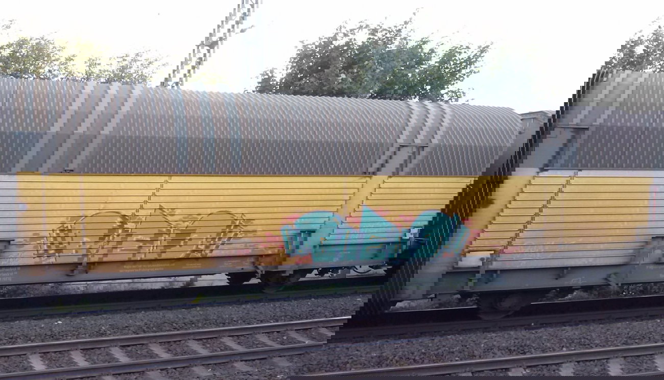 Graffiti Train - Photo by ZUGZWANG - bueno, btemerhaven, 27 (2013)