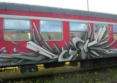 Graffiti Train - Photo by ZUGZWANG