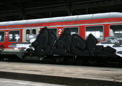Graffiti Train - Photo by ZUGZWANG