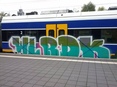 Graffiti Train - Photo by ZUGZWANG - bremerhaven, 27, bremen (2014)