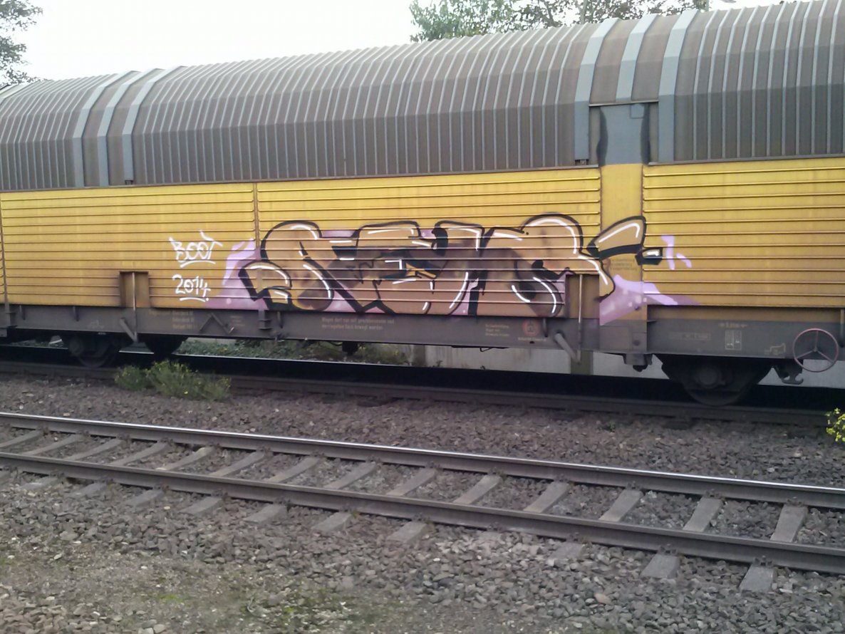 Graffiti Train - Photo by ZUGZWANG - bremerhaven, 27 (2014)