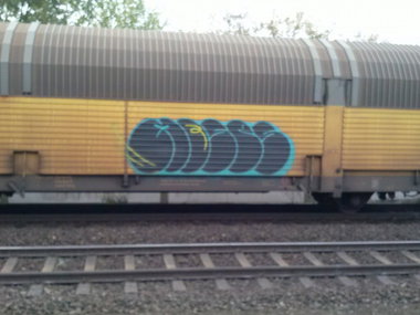 Graffiti Train - Photo by ZUGZWANG - moses, bremerhaven, 27 (2104)