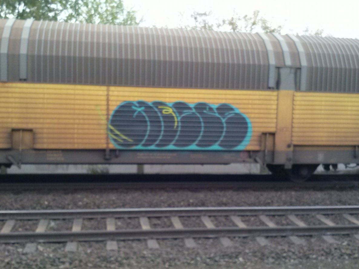 Graffiti Train - Photo by ZUGZWANG - moses, bremerhaven, 27 (2104)