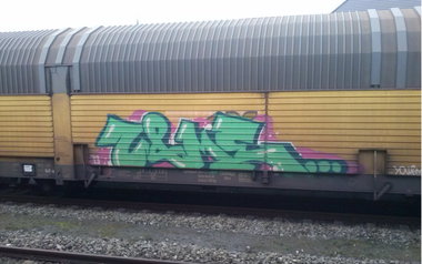 Graffiti Train - Photo by ZUGZWANG - bremerhaven, bremen, oldenburg (2013)