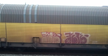 Graffiti Train - Photo by ZUGZWANG - bremerhaven, bremen, oldenburg (2011)