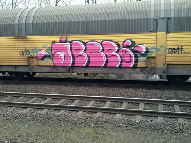 Graffiti Train - Photo by ZUGZWANG - bremerhaven, 27 (2014)