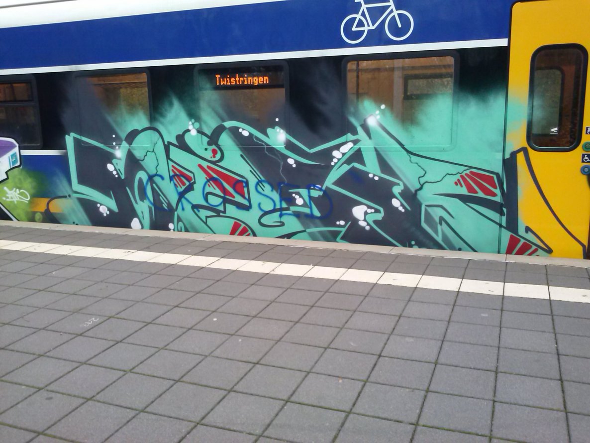 Graffiti Train - Photo by ZUGZWANG - bremerhaven, 27, bremen (2014)