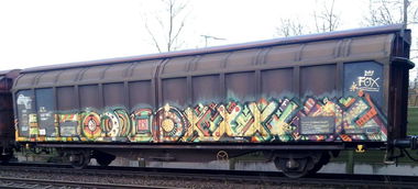 Graffiti Train - Photo by ZUGZWANG - bremerhaven