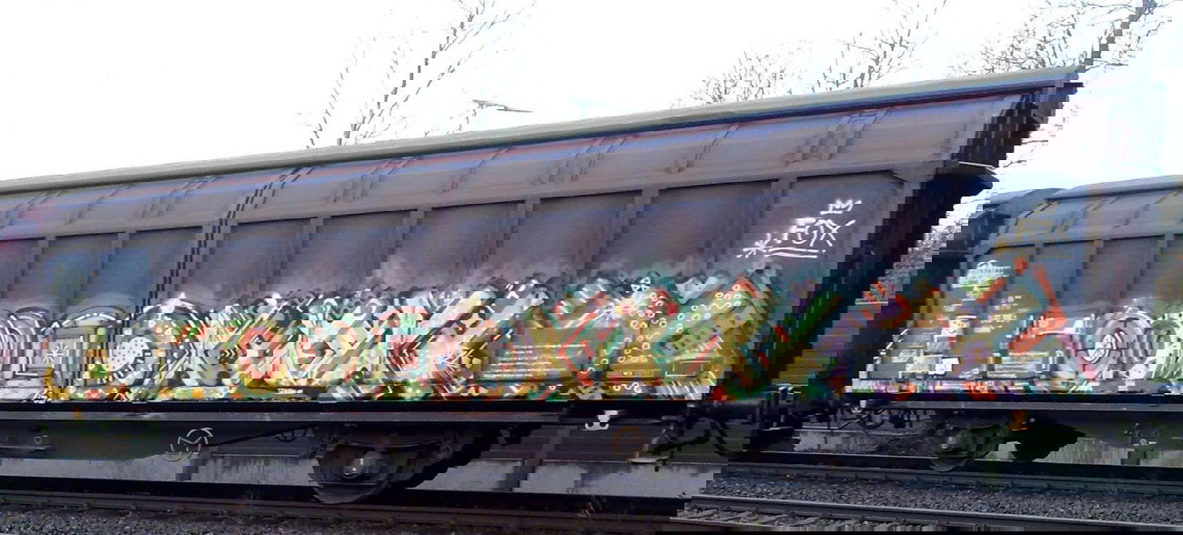 Graffiti Train - Photo by ZUGZWANG - bremerhaven
