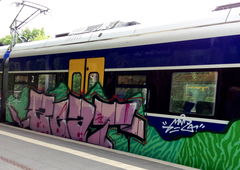 Graffiti Train - Photo by ZUGZWANG - zeat (2018)