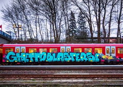 Graffiti Train - Photo by ZUGZWANG - ghettoblasters, hamburg