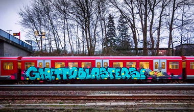 Graffiti Train - Photo by ZUGZWANG - ghettoblasters, hamburg