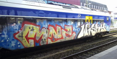 Graffiti Train - Photo by ZUGZWANG - mnz, wisky (2017)