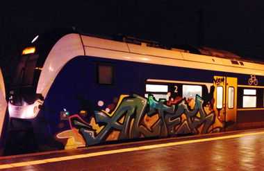 Graffiti Train - Photo by ZUGZWANG - alter (2018)
