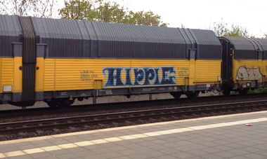 Graffiti Train - Photo by ZUGZWANG - hippie