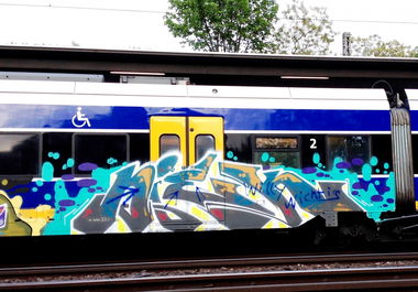 Graffiti Train - Photo by ZUGZWANG - niek (2018)