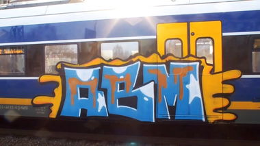 Graffiti Train - Photo by ZUGZWANG - abm