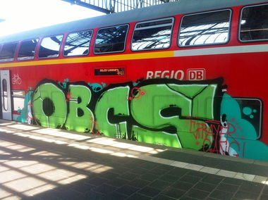 Graffiti Train - Photo by ZUGZWANG - obcs (2014)