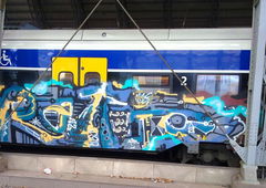 Graffiti Train - Photo by ZUGZWANG - ratio, bremen (2015)