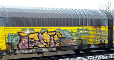 Graffiti Train - Photo by ZUGZWANG - bremerhaven, 27, bremen (2015)