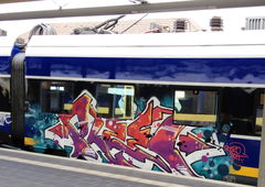 Graffiti Train - Photo by ZUGZWANG (2018)
