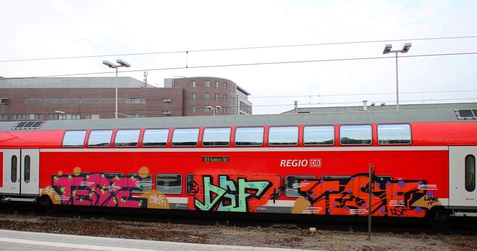Graffiti Train - Photo by ZUGZWANG - tese, dsf (2015)