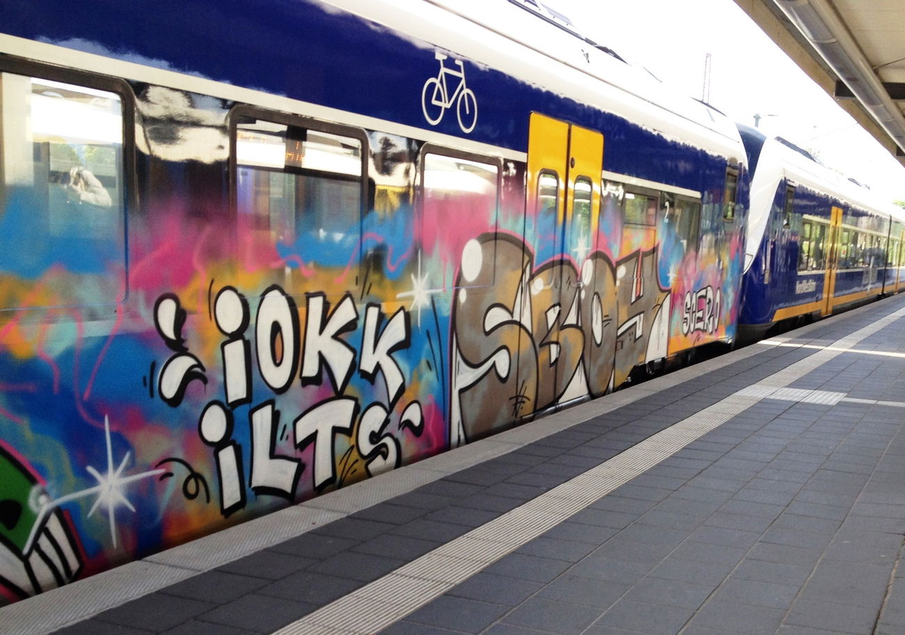 Graffiti Train - Photo by ZUGZWANG (2018)
