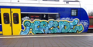 Graffiti Train - Photo by ZUGZWANG - bremerhaven, 27, bremen