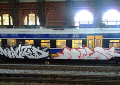 Graffiti Train - Photo by ZUGZWANG - wanted, niek (2017)