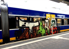 Graffiti Train - Photo by ZUGZWANG