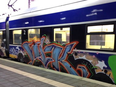 Graffiti Train - Photo by ZUGZWANG (2017)