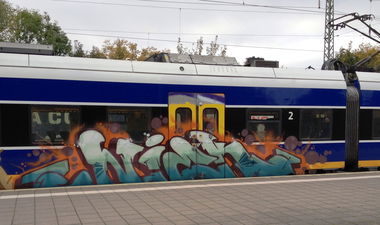 Graffiti Train - Photo by ZUGZWANG - niek (2017)