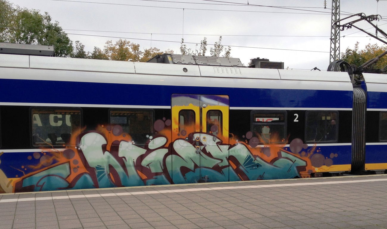 Graffiti Train - Photo by ZUGZWANG - niek (2017)