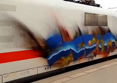 Graffiti Train - Photo by ZUGZWANG
