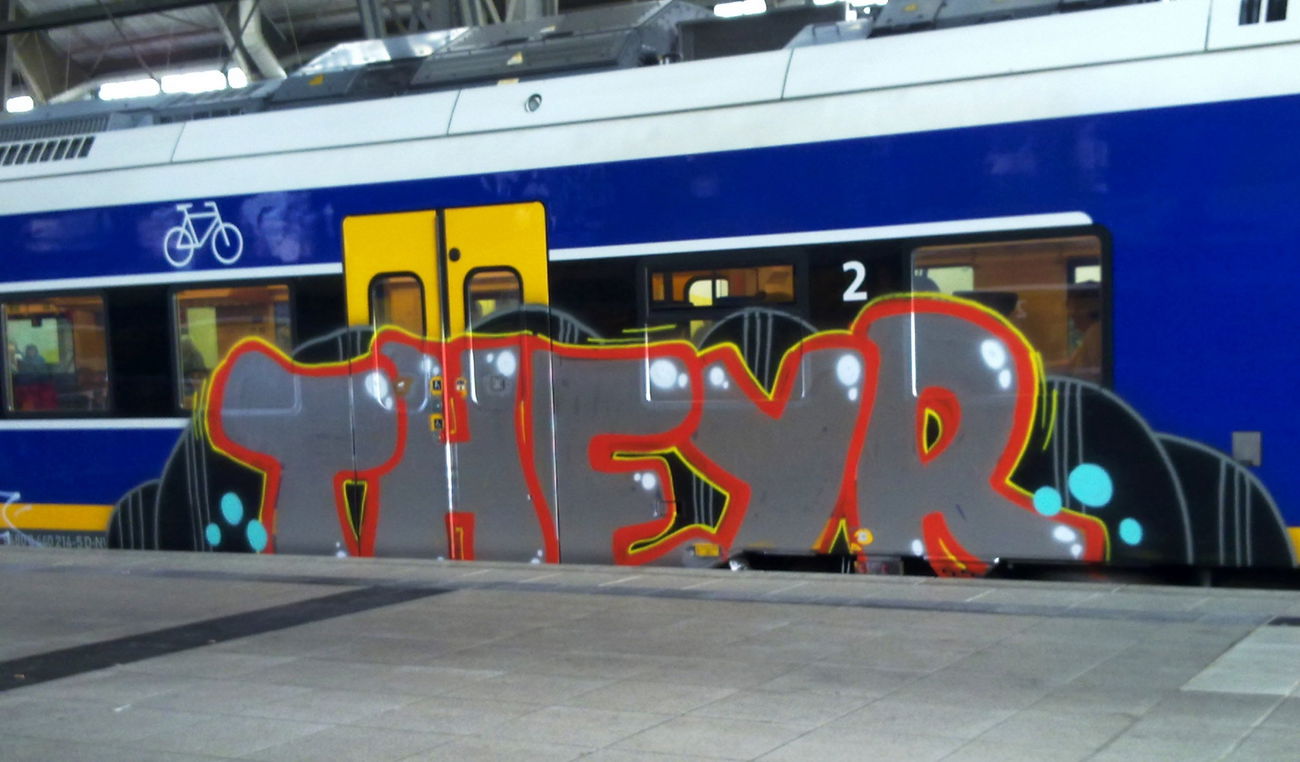 Graffiti Train - Photo by ZUGZWANG - theyr (2016)