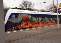 Graffiti Train - Photo by ZUGZWANG - niek, wanted, skin (2017)