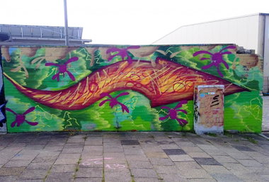 Graffiti Wall - Photo by ZUGZWANG - bremerhaven (2015)