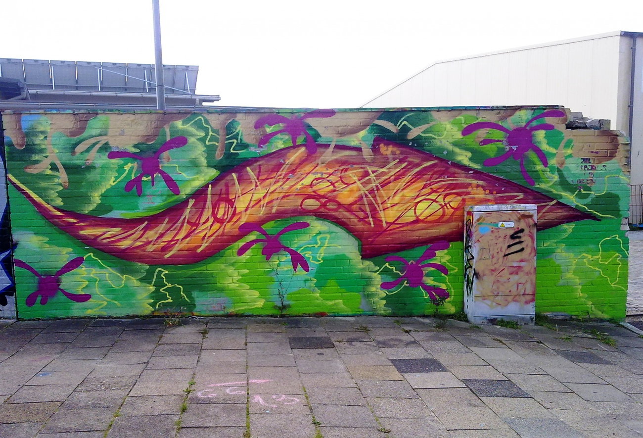 Graffiti Wall - Photo by ZUGZWANG - bremerhaven (2015)