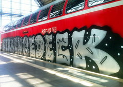 Graffiti Train - Photo by ZUGZWANG